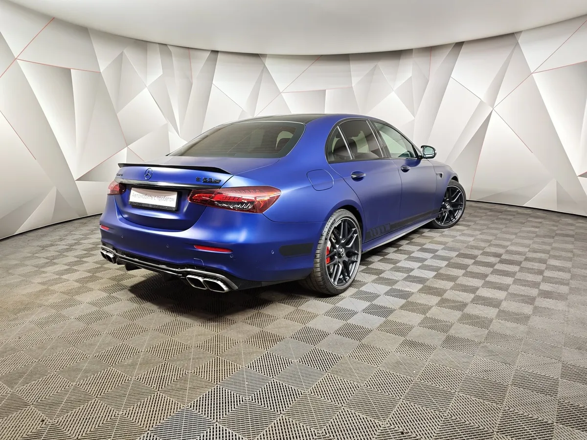 Mercedes-Benz E-Класс E 63 S AMG 4MATIC+ 9G-TRONIC (612 л.с.) Синий в АВИЛОН. Слайд №2