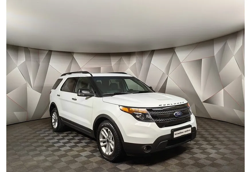 Ford Explorer 3.5 EcoBoost SelectShift 4WD (345 л.с.) Sport Белый в АВИЛОН. Слайд №3