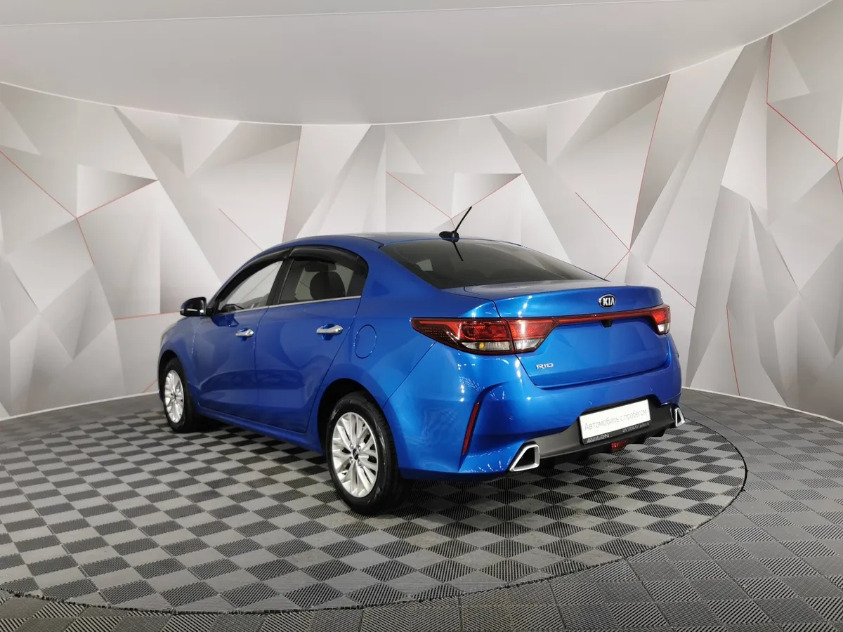 Kia Rio 1.6 AT (123 л.с.) Prestige Синий в АВИЛОН. Слайд №4