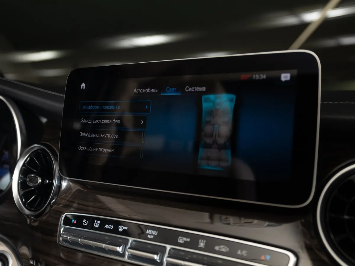 Mercedes-Benz V-Класс V 250 d AT L2 4x4 (190 л.с.) Exclusive Черный в АВИЛОН. Слайд №16