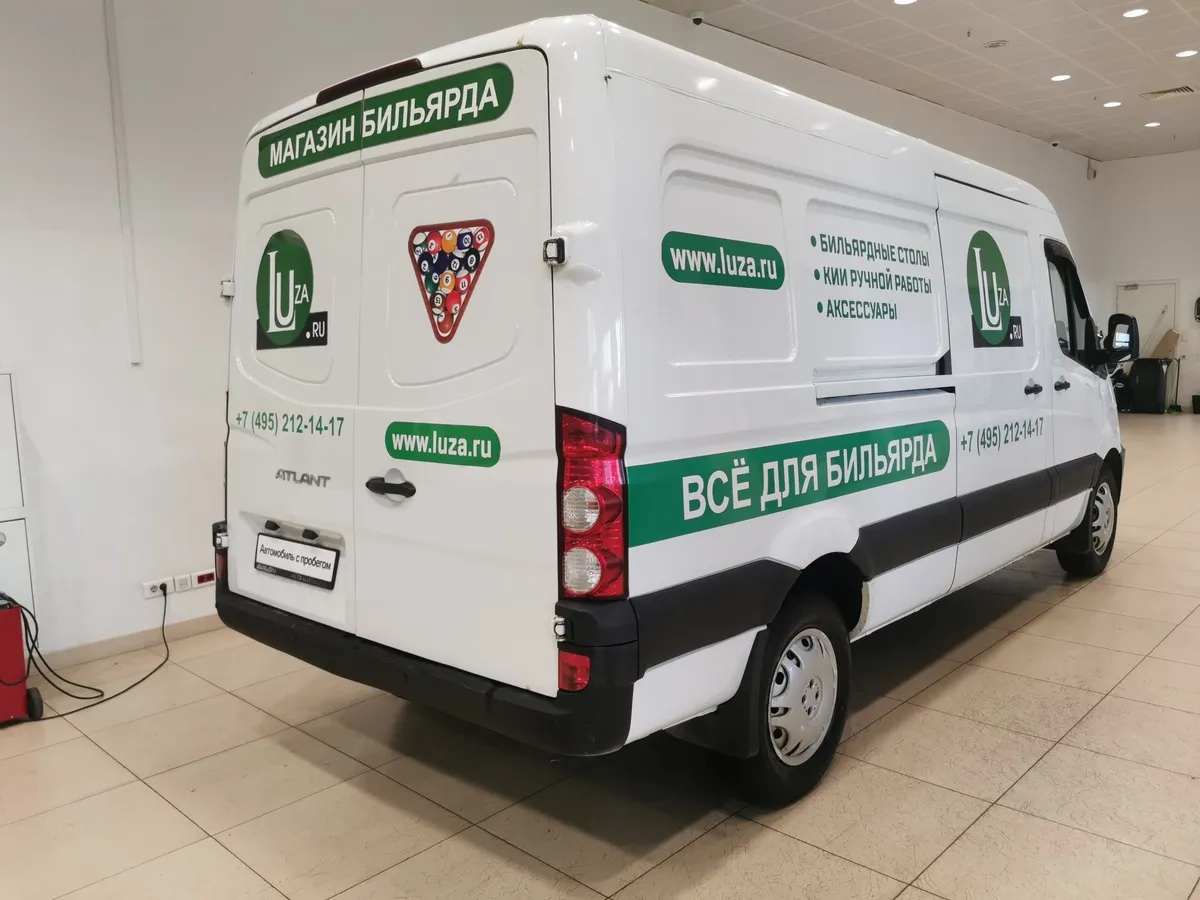 Sollers Atlant VAN 2.7D MT RWD SRW (150 л.с.) L2H1 3.5T Белый в АВИЛОН. Слайд №2