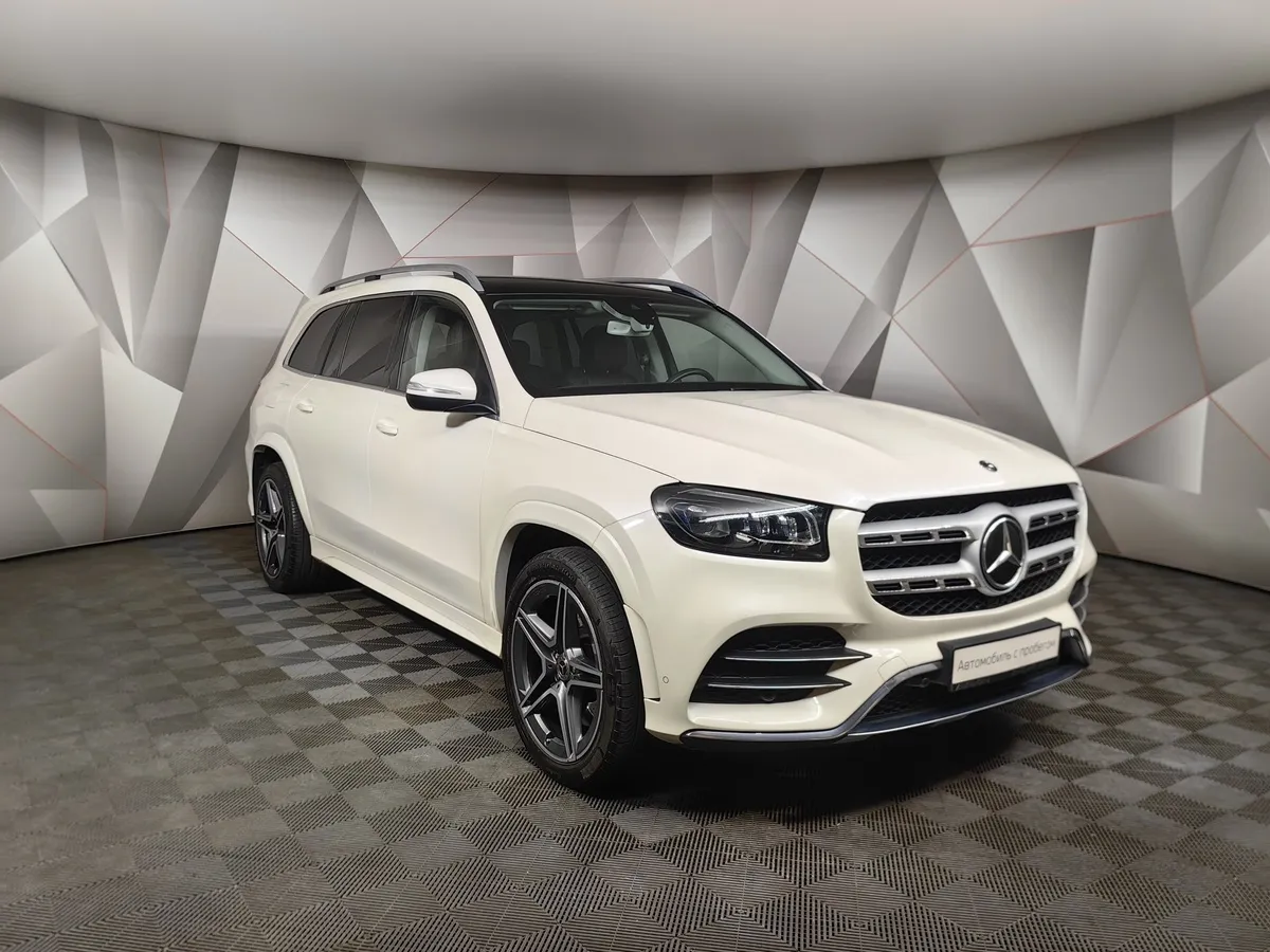 Mercedes-Benz GLS 400 d 9G-TRONIC 4Matic (330 л.с.) Premium Белый в АВИЛОН. Слайд №3