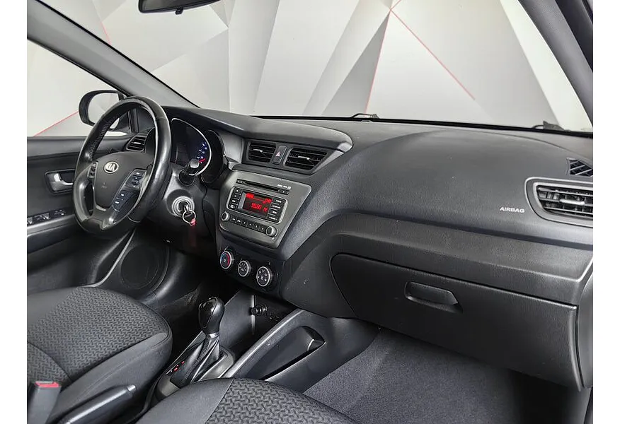 Kia Rio 1.6 AT (123 л.с.) Luxe Серебристый в АВИЛОН. Слайд №13