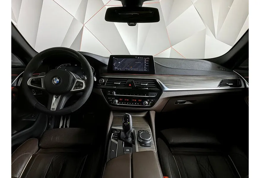 BMW 5 серия 530d xDrive Steptronic (249 л.с.) M Sport Pro Черный в АВИЛОН. Слайд №11