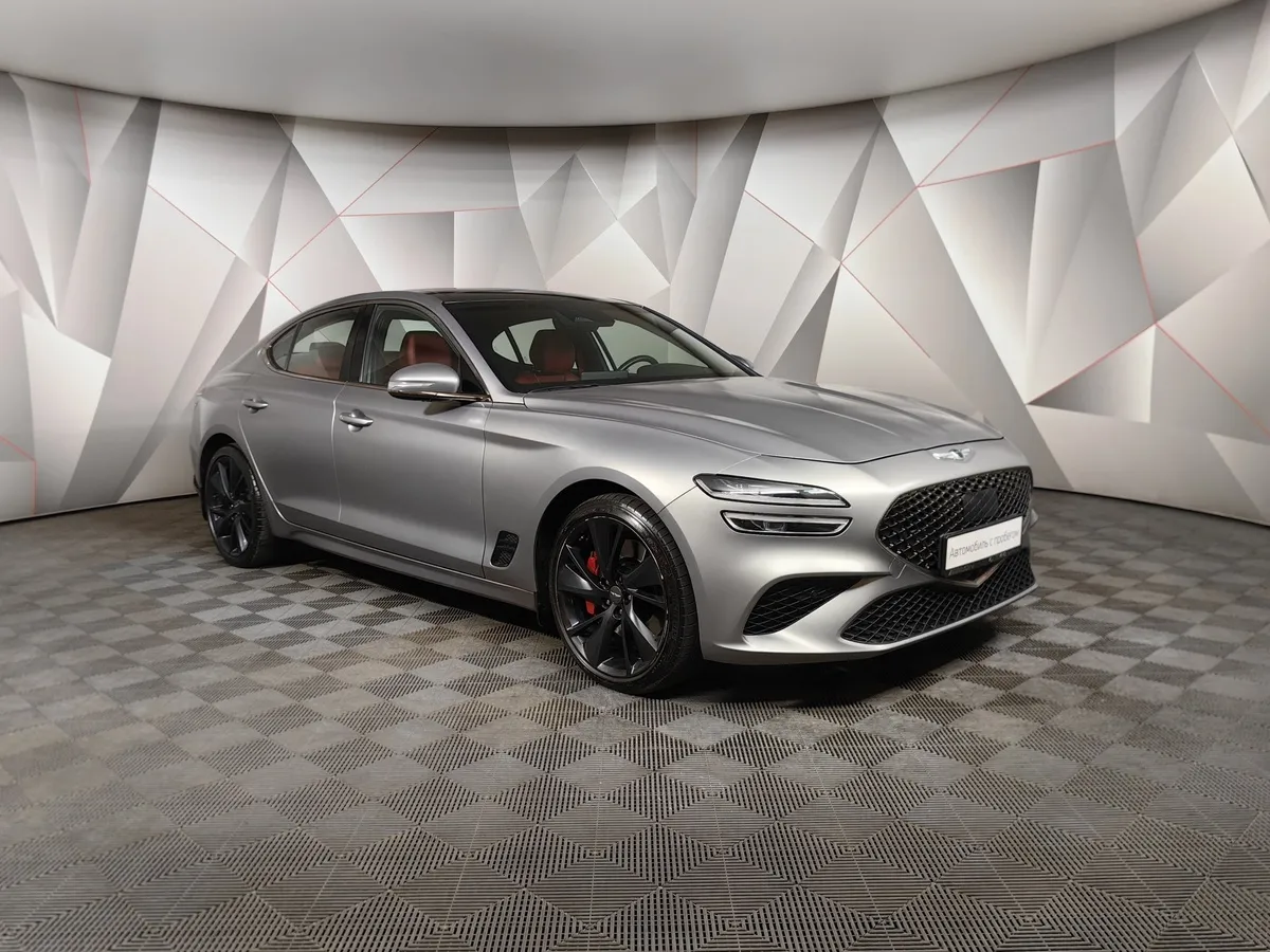 Genesis G70 3.3 T-GDI AT AWD (370 л.с.) Ultimate Серый в АВИЛОН. Слайд №3