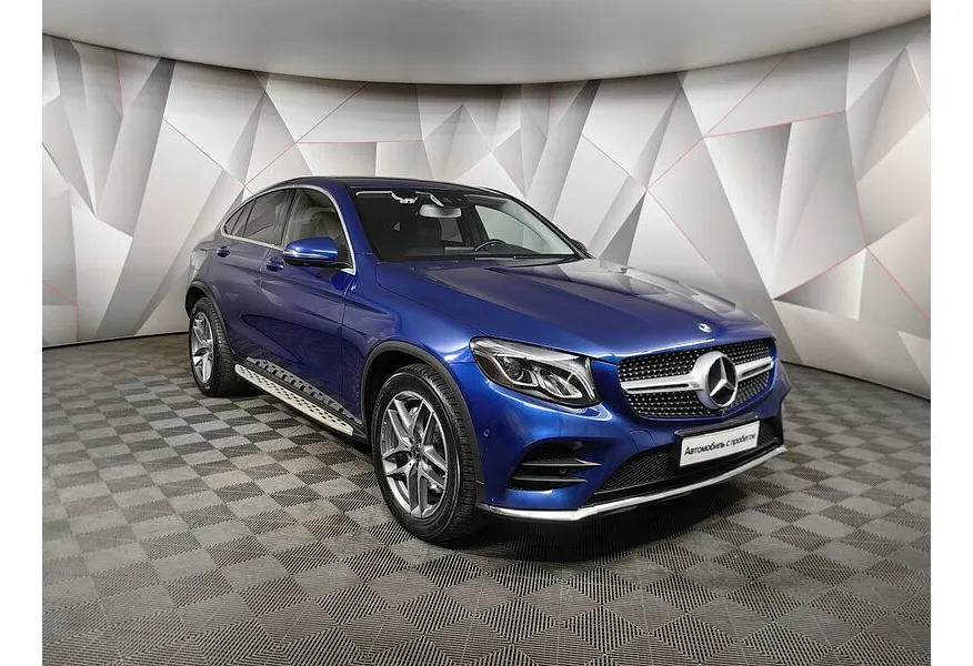 Mercedes-Benz GLC Купе 300 9G-TRONIC 4MATIC (245 л.с.) Sport Синий в АВИЛОН. Слайд №3