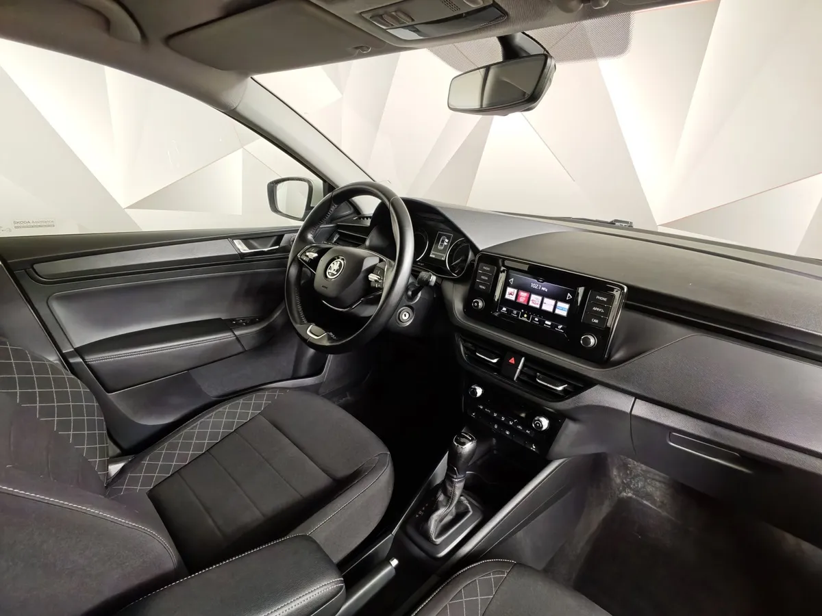 Skoda Rapid 1.6 AT (110 л.с.) Белый в АВИЛОН. Слайд №13