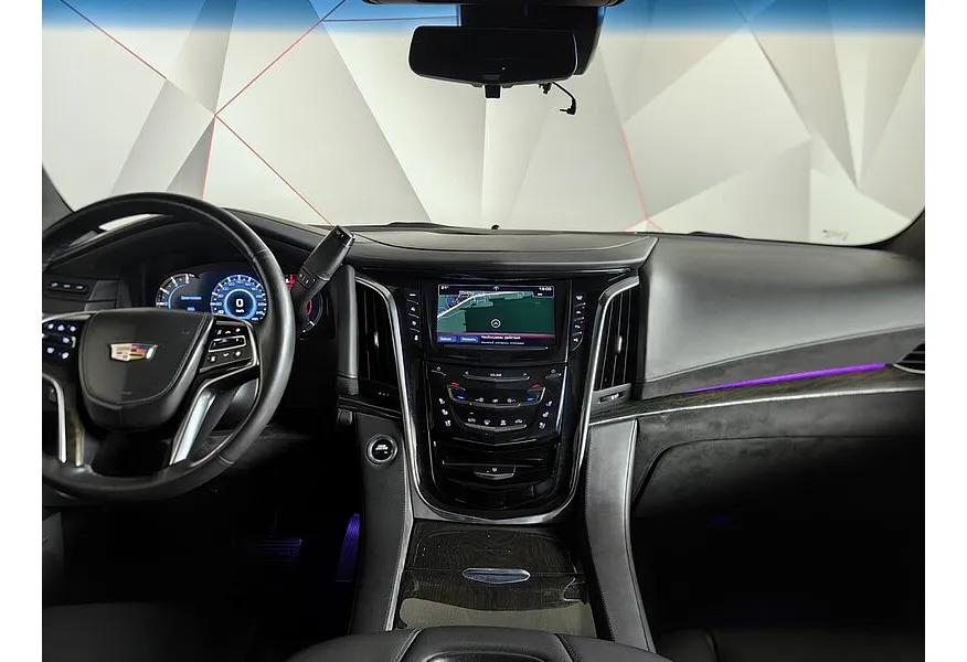 Cadillac Escalade 6.2 V8 AT AWD (420 л.с.) Sport Platinum Черный в АВИЛОН. Слайд №15