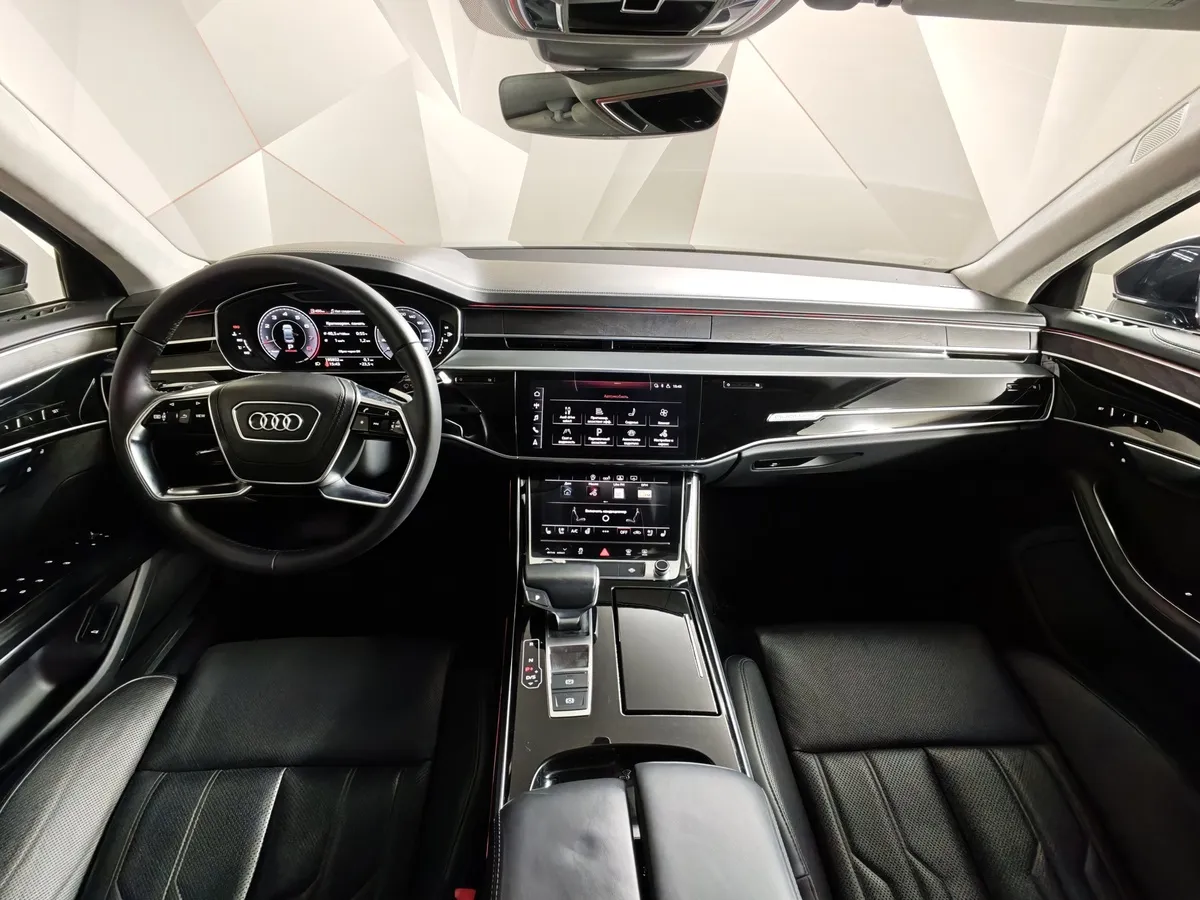 Audi A8 3.0 TFSI L tiptronic quattro (340 л.с.) Черный в АВИЛОН. Слайд №14