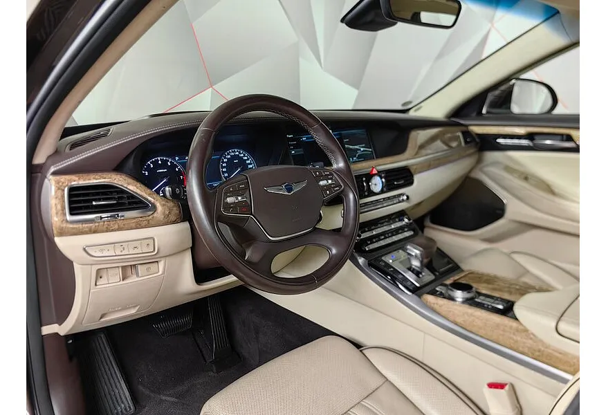 Genesis G90 3.3 T-GDI AT AWD (5 мест) (370 л.с.) Prestige Коричневый в АВИЛОН. Слайд №19