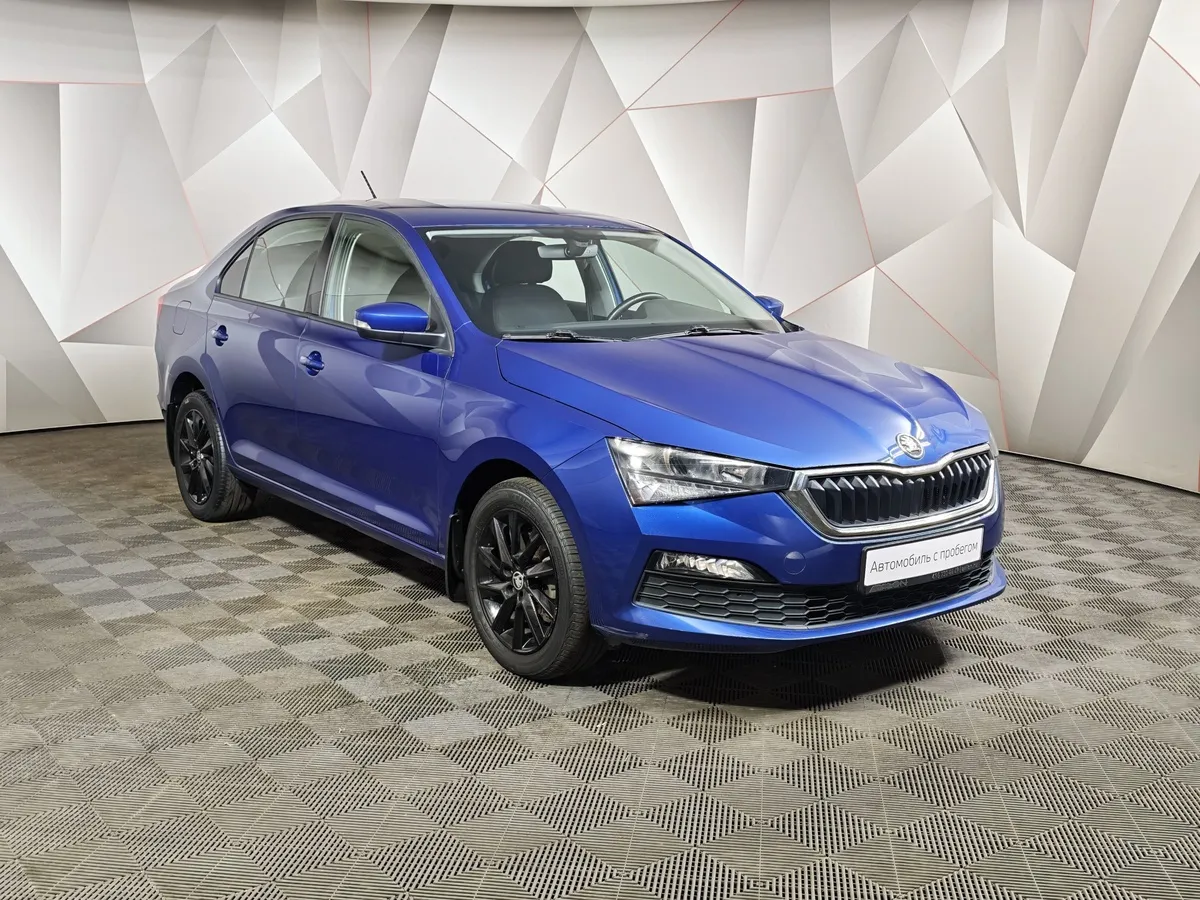 Skoda Rapid 1.4 DSG (125 л.с.) Ambition Синий в АВИЛОН. Слайд №3