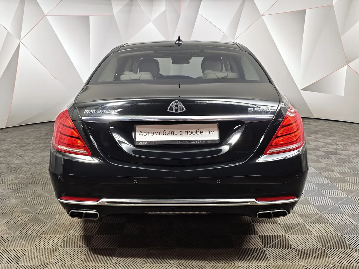 Mercedes-Benz S-Класс S 500 Maybach 9G-TRONIC (455 л.с.) Черный в АВИЛОН. Слайд №8
