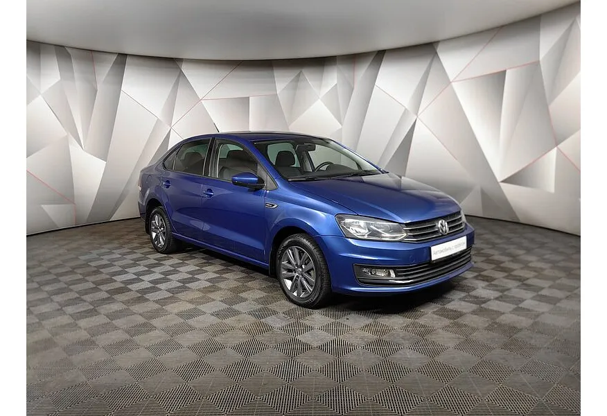 Volkswagen Polo 1.6 MPI AT (110 л.с.) Status Синий в АВИЛОН. Слайд №3