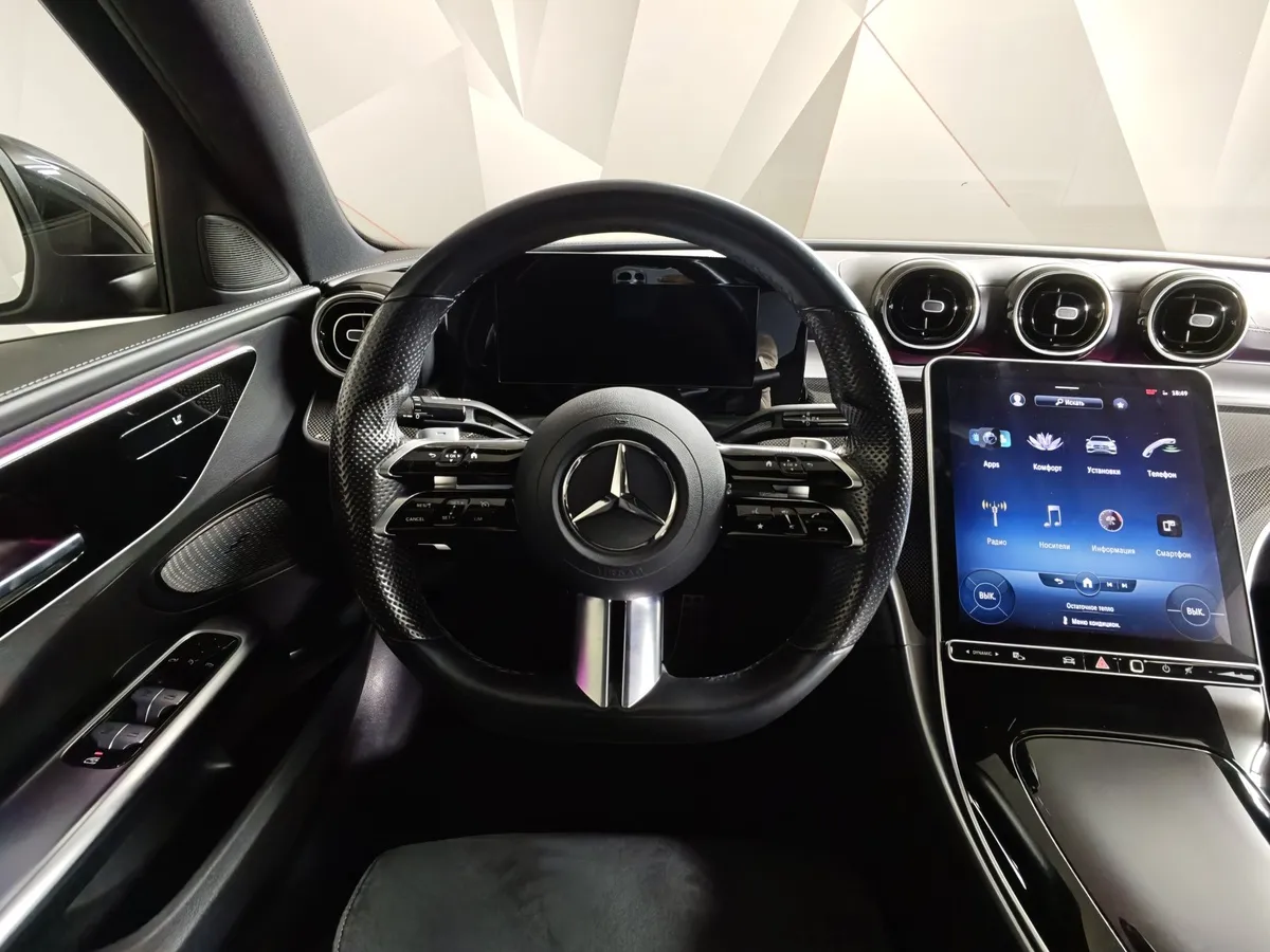 Mercedes-Benz C-Класс C 180 9G-TRONIC (150 л.с.) Sport Синий в АВИЛОН. Слайд №20