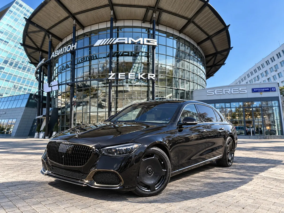 Mercedes-Benz S-Класс Maybach S 580 9G-Tronic 4Matic (503 л.с.) Night Series Черный в АВИЛОН. Слайд №3