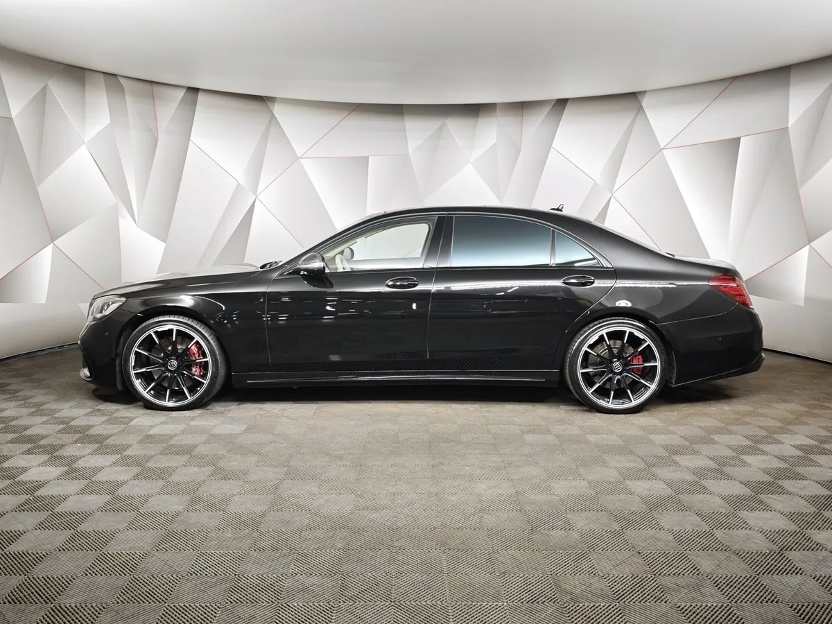Mercedes-Benz S-Класс S 63 AMG 9G-Tronic 4Matic+ длинная база (612 л.с.) Черный в АВИЛОН. Слайд №5