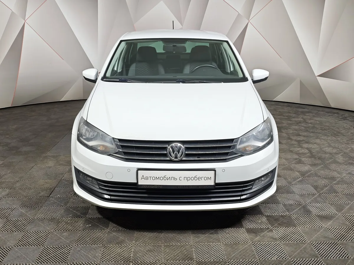 Volkswagen Polo 1.6 MPI AT (110 л.с.) Highline Белый в АВИЛОН. Слайд №7