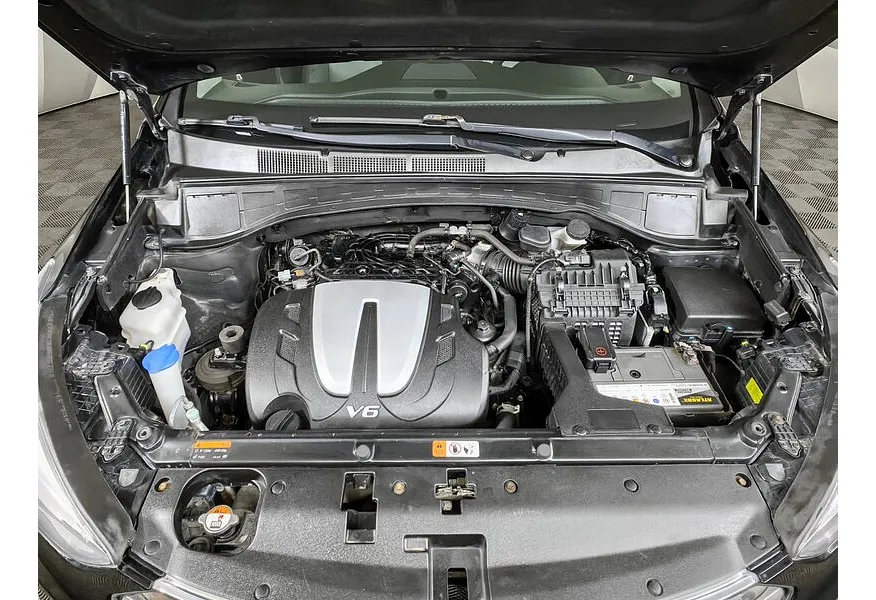 Hyundai Santa Fe 3.0 AT 4WD (249 л.с.) High-Tech Черный в АВИЛОН. Слайд №11