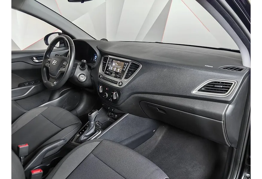 Hyundai Solaris 1.6 AT (123 л.с.) Comfort Черный в АВИЛОН. Слайд №13
