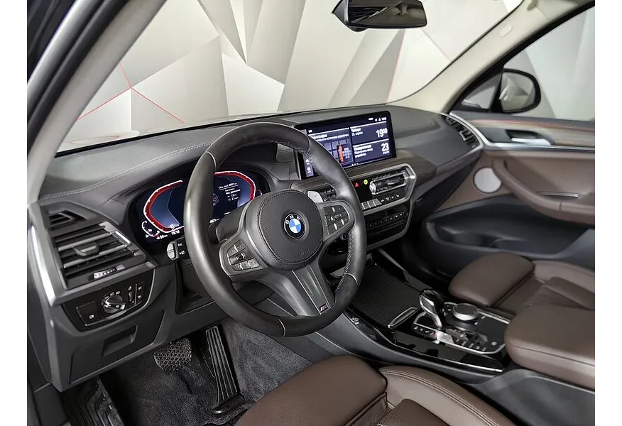 BMW X3 xDrive30i AT (245 л.с.) M-Night Suit Черный в АВИЛОН. Слайд №12