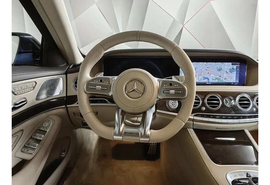 Mercedes-Benz S-Класс S 63 AMG 9G-Tronic 4Matic+ длинная база (612 л.с.) Черный в АВИЛОН. Слайд №20