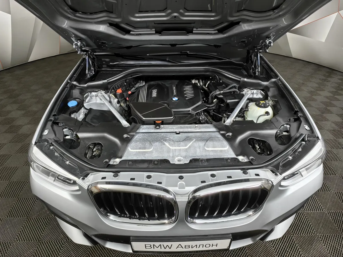 BMW X3 xDrive20d AT (190 л.с.) M Sport Серебристый в АВИЛОН. Слайд №10
