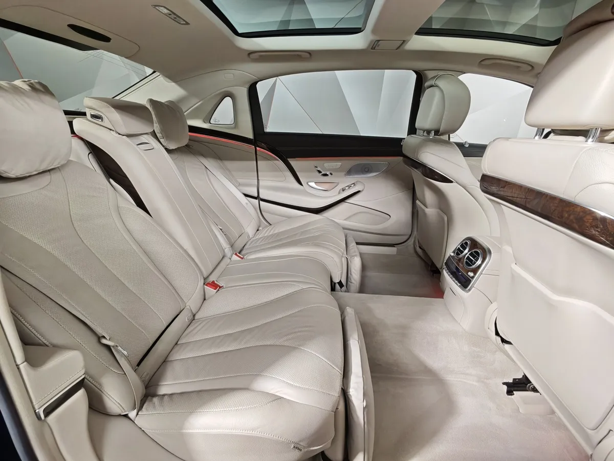 Mercedes-Benz S-Класс S 500 Maybach 9G-TRONIC (455 л.с.) Черный в АВИЛОН. Слайд №16