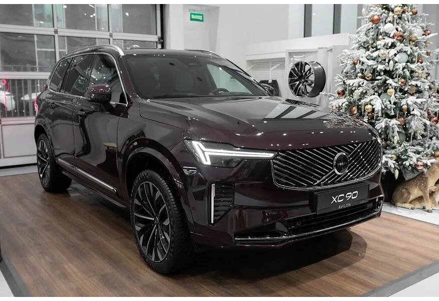 Volvo XC90 2.0 B5 mild hybrid AT AWD (7 мест) (250 л.с.) Ultra Bright Красный в АВИЛОН. Слайд №2