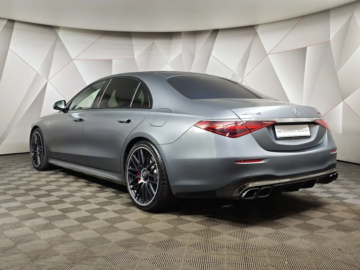 Mercedes-Benz S-Класс AMG S 63 9G-Tronic 4Matic (802 л.с.) E Performance Серый в АВИЛОН. Слайд №4
