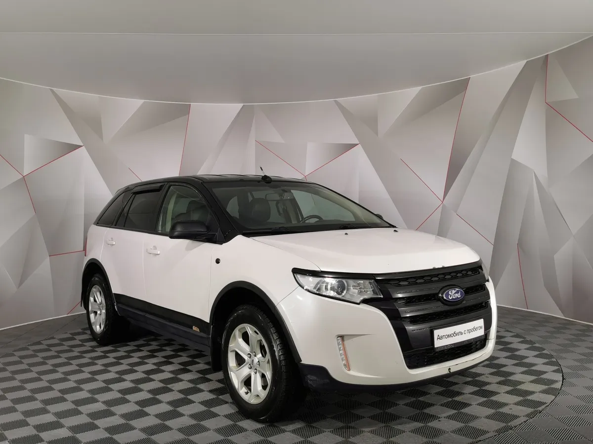 Ford Edge 3.5 AT AWD (288 л.с.) Белый в АВИЛОН. Слайд №3