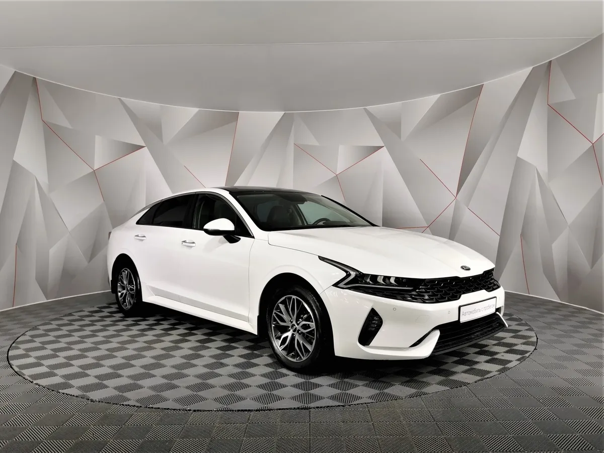 Kia K5 2.5 GDI AT 2WD (194 л.с.) Prestige Белый в АВИЛОН. Слайд №3