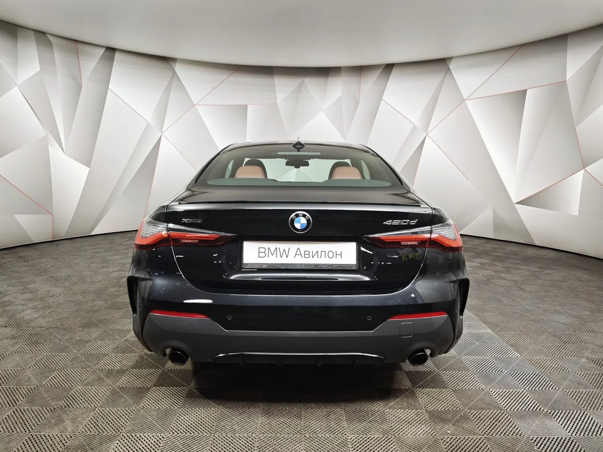 BMW 4 серия 420d xDrive AT (190 л.с.) M Sport Pro Черный в АВИЛОН. Слайд №4
