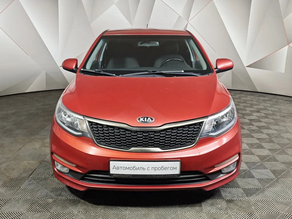 Kia Rio 1.6 AT (123 л.с.) Красный в АВИЛОН. Слайд №7