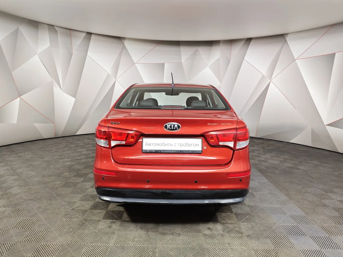 Kia Rio 1.6 AT (123 л.с.) Красный в АВИЛОН. Слайд №8