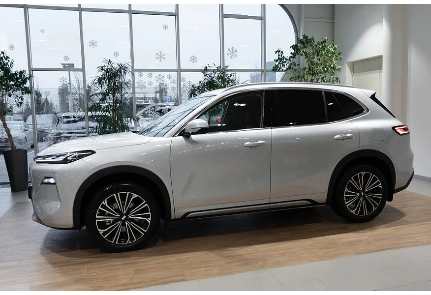 Geely EX5 AT (218 л.с.) Max Серебристый в АВИЛОН. Слайд №3