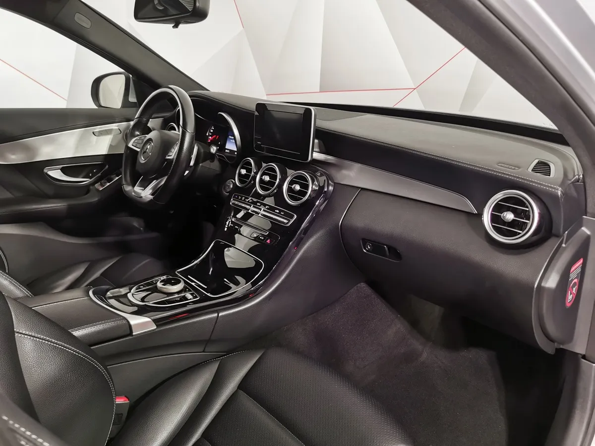 Mercedes-Benz C-Класс C 180 9G-TRONIC (150 л.с.) Avantgarde Серебристый в АВИЛОН. Слайд №12
