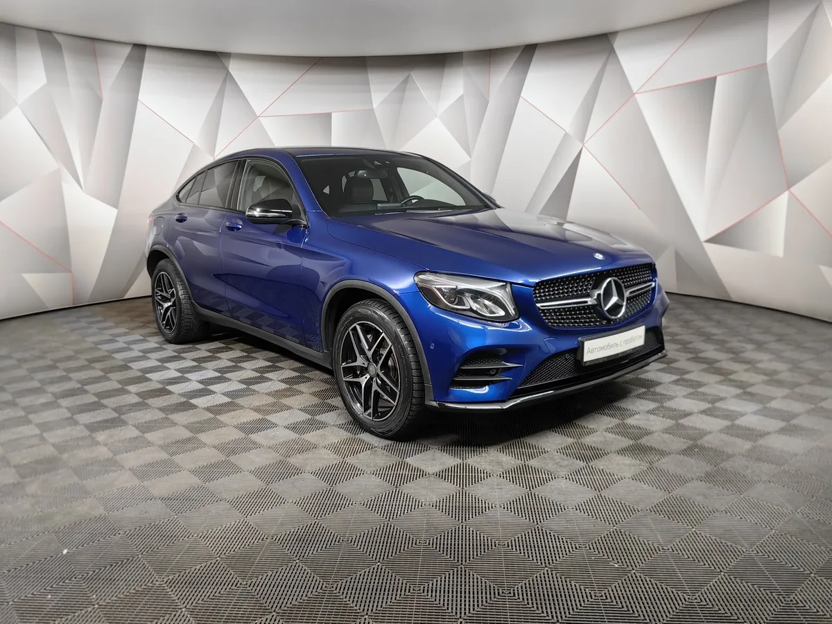Mercedes-Benz GLC Купе 250 d 9G-TRONIC 4MATIC (204 л.с.) Sport Синий в АВИЛОН. Слайд №3
