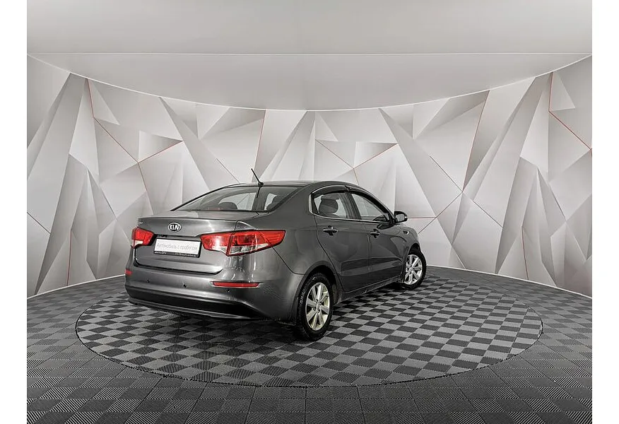 Kia Rio 1.6 AT (123 л.с.) Серый в АВИЛОН. Слайд №2