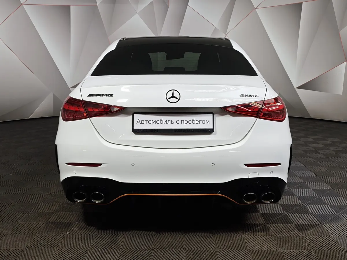 Mercedes-Benz C-Класс C 200 4MATIC (197 л.с.) Sport Белый в АВИЛОН. Слайд №8