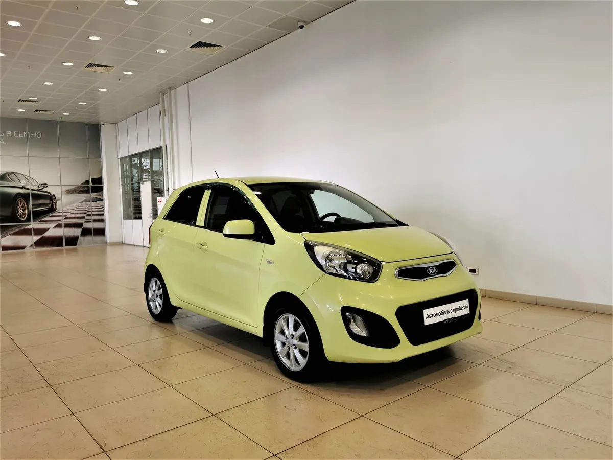 Kia Picanto 1.3 AT (85 л.с.) Зеленый в АВИЛОН. Слайд №3