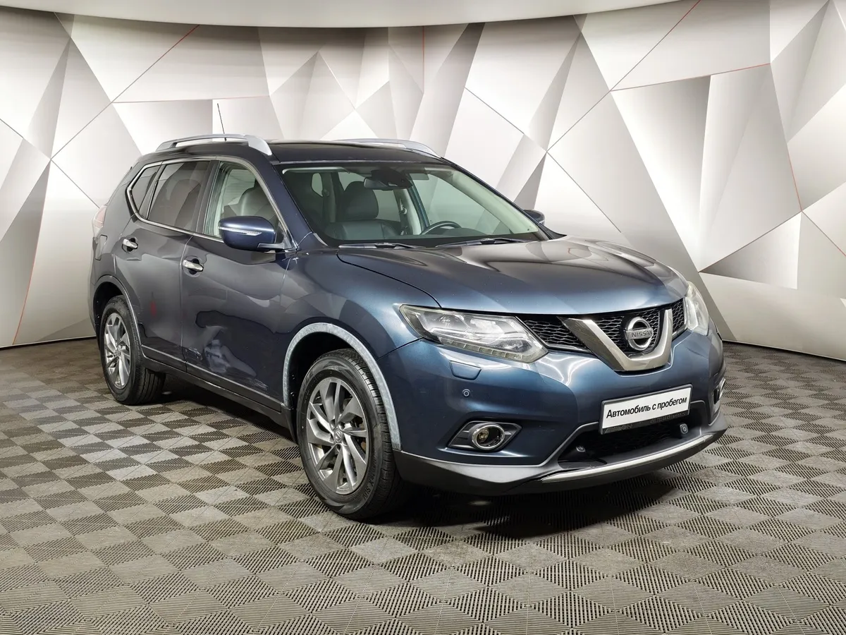 Nissan X-Trail 2.5 CVT AWD (171 л.с.) Синий в АВИЛОН. Слайд №3