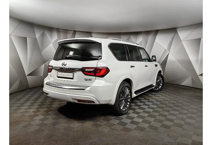 Infiniti QX80 5.6 АТ AWD (405 л.с.) Белый в АВИЛОН. Слайд №2
