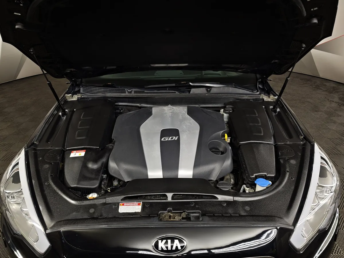 Kia Quoris 3.8 AT (334 л.с.) Premium Черный в АВИЛОН. Слайд №11