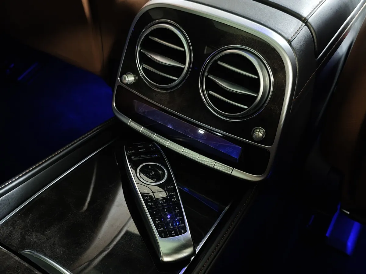 Mercedes-Benz S-Класс S 500 7G-Tronic Plus 4Matic длинная база (455 л.с.) Черный в АВИЛОН. Слайд №29