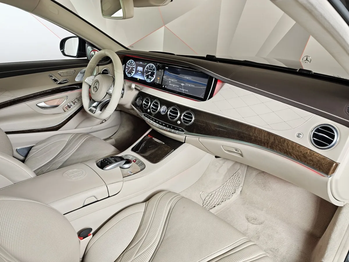 Mercedes-Benz S-Класс S 63 AMG 4Matic Speedshift Plus 7G-Tronic длинная база (585 л.с.) в АВИЛОН. Слайд №13