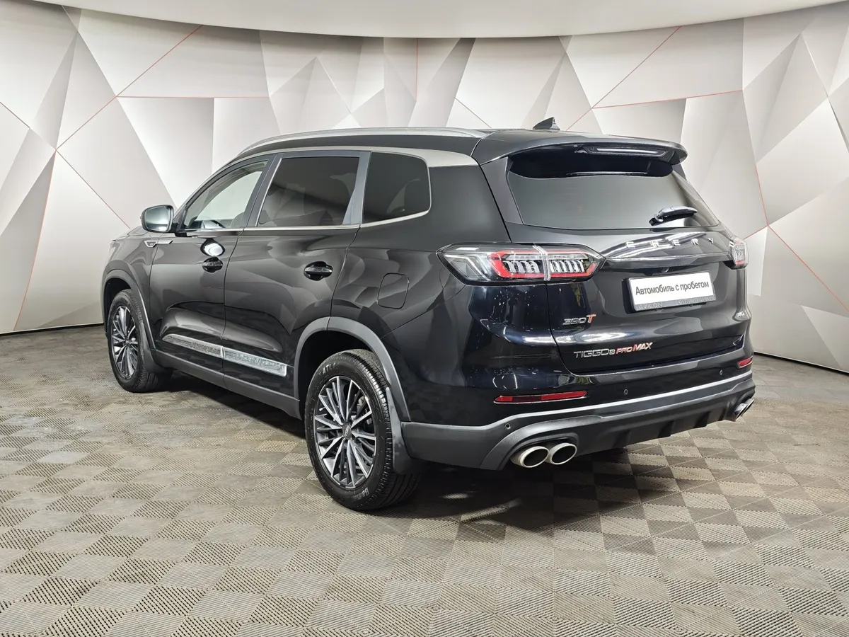 Chery Tiggo 8 Pro Max 2.0 AMT AWD (197 л.с.) Ultimate Черный в АВИЛОН. Слайд №4