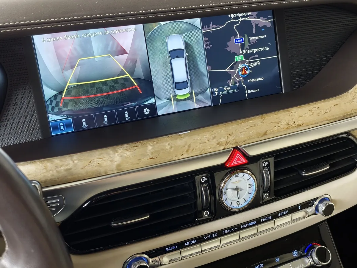 Genesis G90 5.0 L GDI AT AWD (413 л.с.) Черный в АВИЛОН. Слайд №20