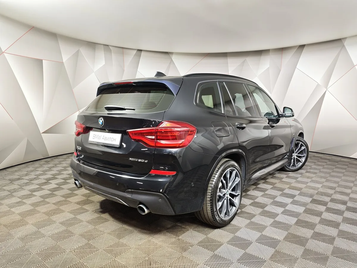 BMW X3 xDrive30d AT (249 л.с.) M Sport Черный в АВИЛОН. Слайд №2