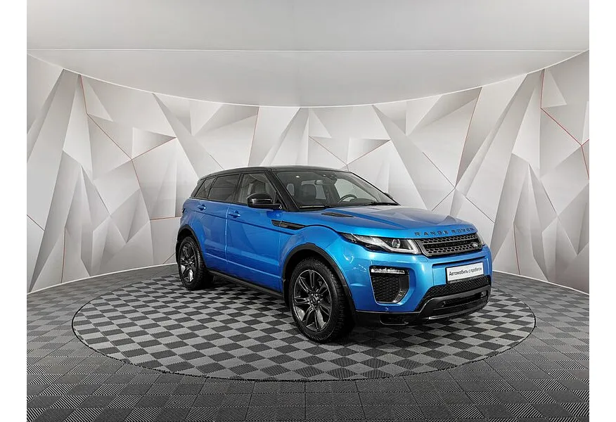Land Rover Range Rover Evoque 2.0 TD4 AT AWD (150 л.с.) SE Dynamic Голубой в АВИЛОН. Слайд №3