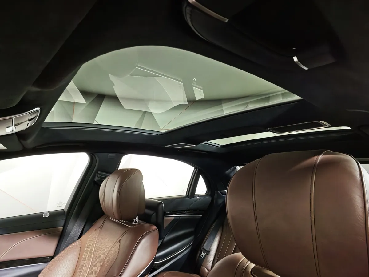 Mercedes-Benz S-Класс S 500 7G-Tronic Plus 4Matic длинная база (455 л.с.) Черный в АВИЛОН. Слайд №23